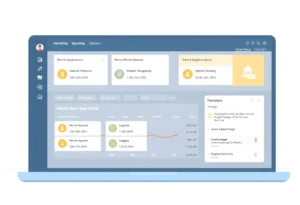 Screenshot of the JaxEPICS online permitting system interface