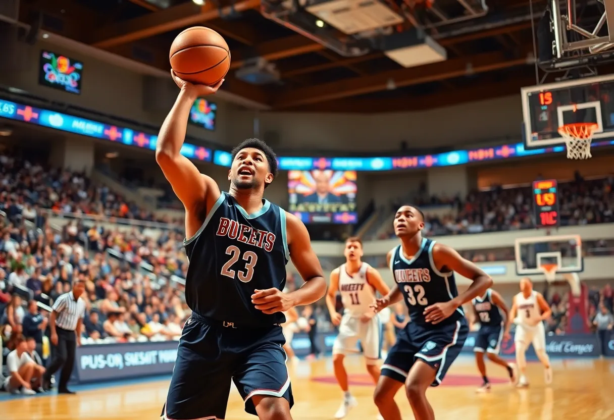 Dallas Mavericks competing against Los Angeles Lakers in a basketball game