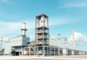 Rendering of the new natural gas-fired power plant in Jacksonville