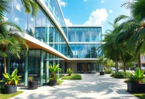 Exterior view of PJCArchitecture's new office in Miami