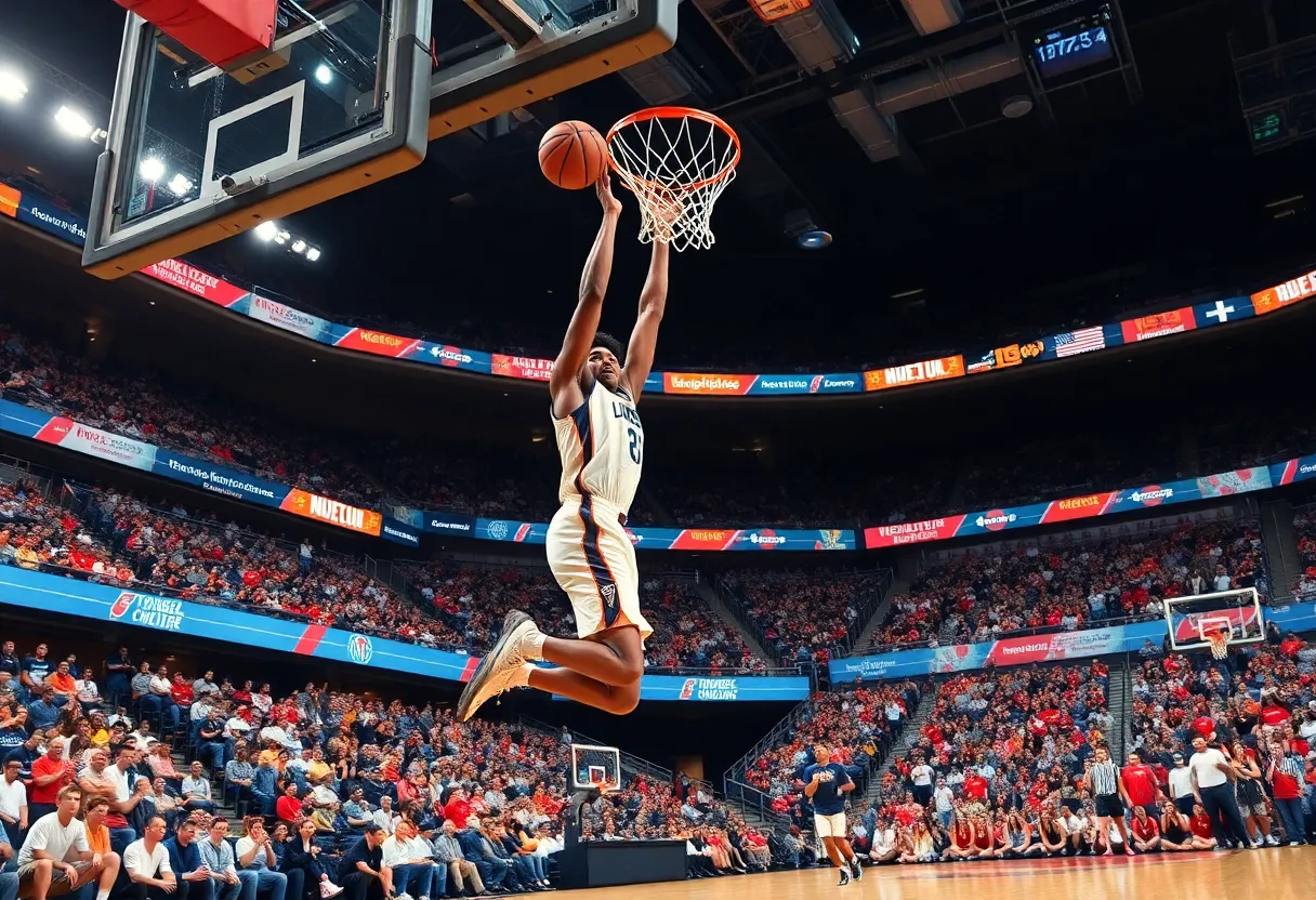 Arizona Wildcats basketball team celebrating their No. 1 ranking in AP Top 25 poll