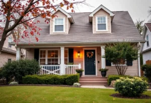 Illustration highlighting home security and community safety