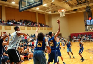 Bethune-Cookman Wildcats facing Jacksonville Dolphins in basketball