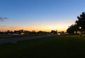 Peaceful landscape of Brunswick Georgia symbolizing community support.