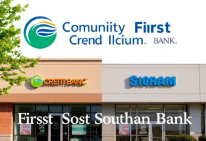 Community First Credit Union and First Southern Bank merger representation