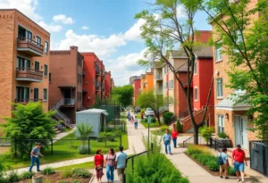 Visual representation of economic development in Jacksonville's Eastside neighborhood.