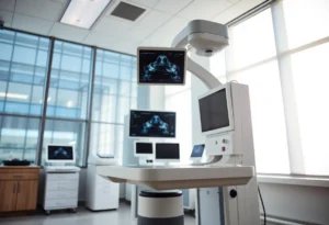 Edison Histotripsy System in a hospital treatment room