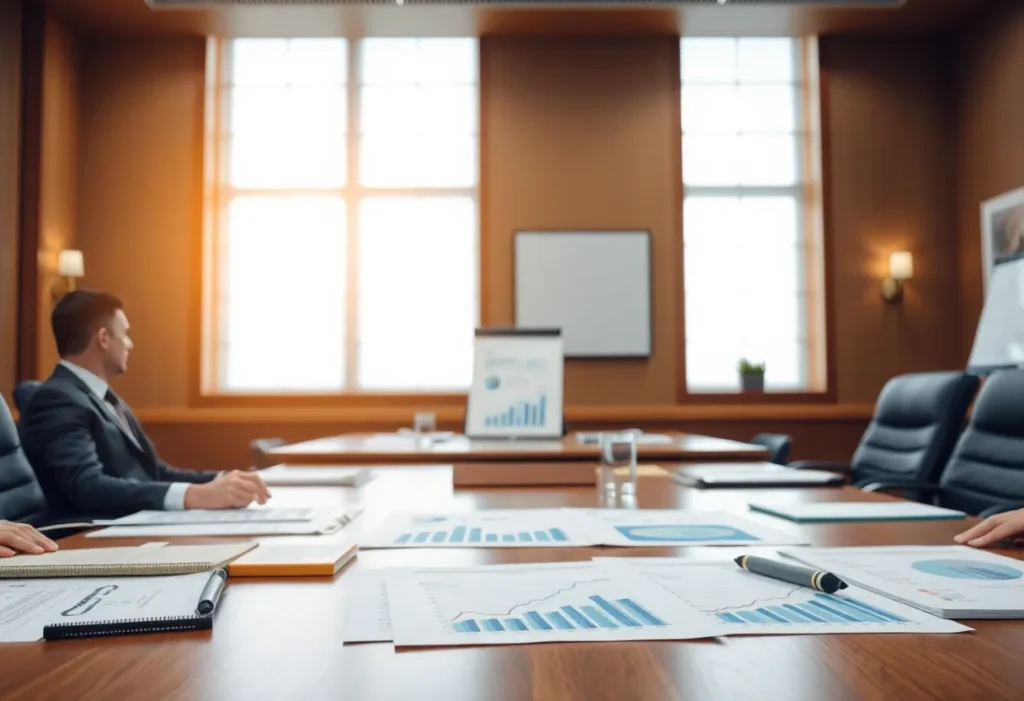 A meeting focused on reforming financial oversight regulations