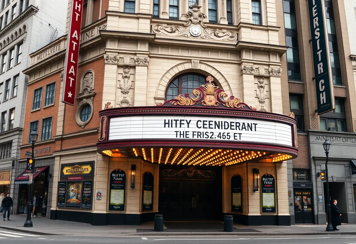 Exterior view of the Florida Theatre in Jacksonville, Florida