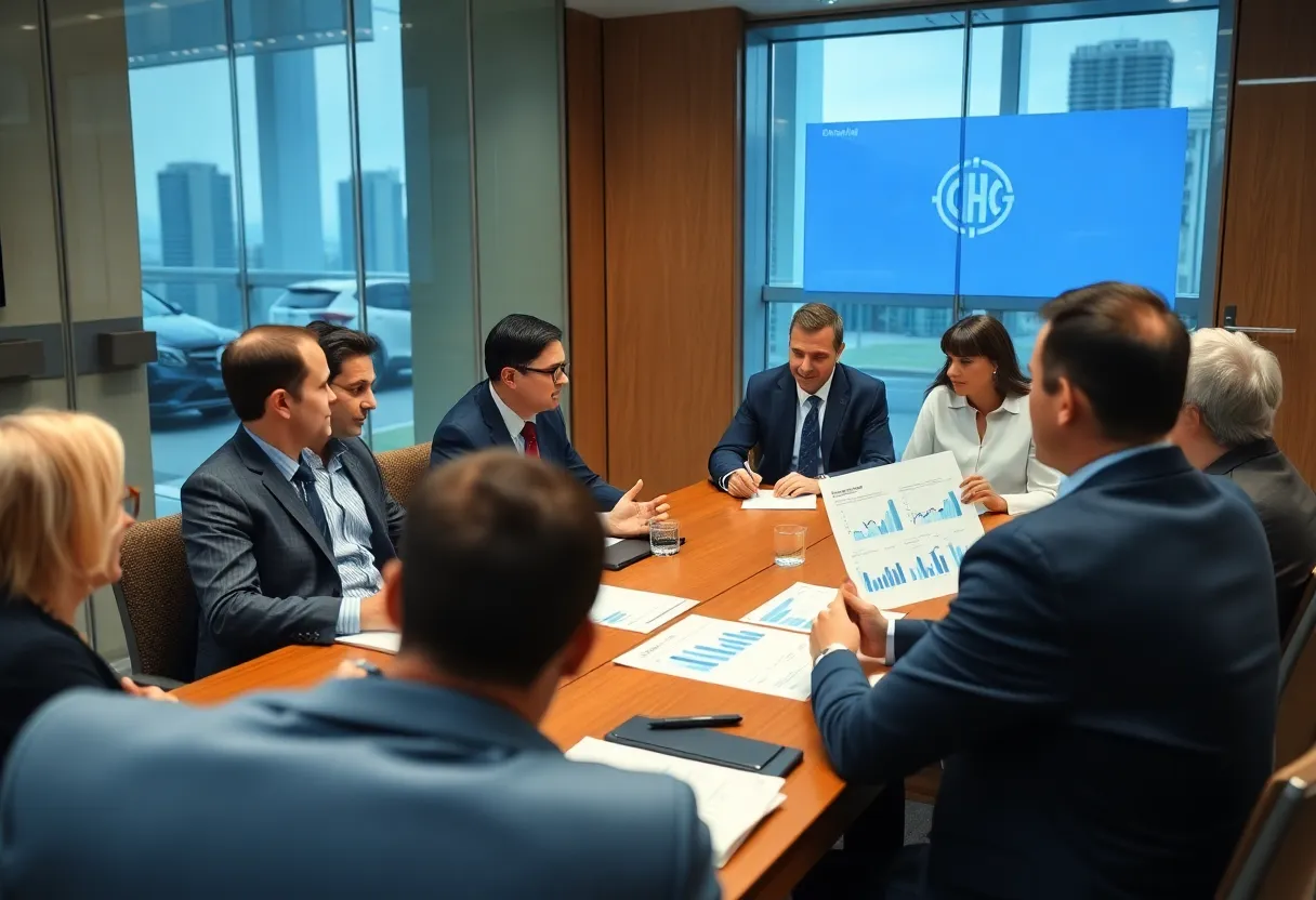 Shareholders discussing the Fortegra Group merger deal