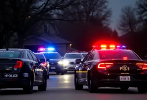 Frisco, Texas police at a residential scene