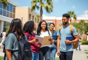 Students participating in the FSCJ Stepping Stones program