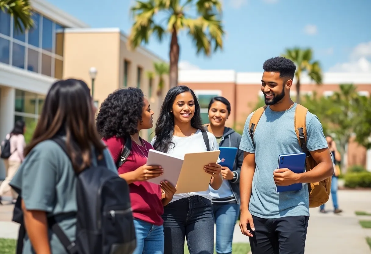 Students participating in the FSCJ Stepping Stones program