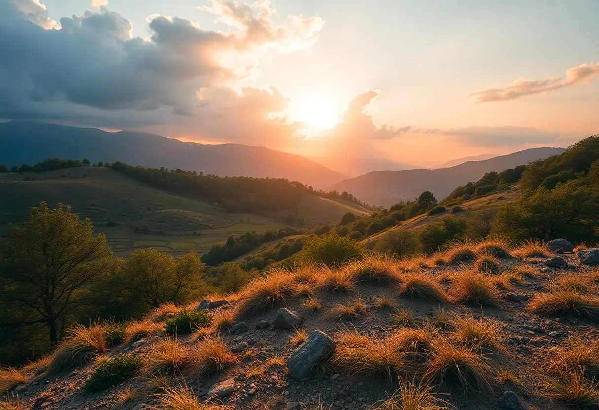 A symbolic representation of peace efforts in Gaza.