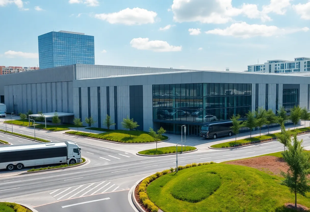Architectural rendering of the Graybar facility in Atlanta