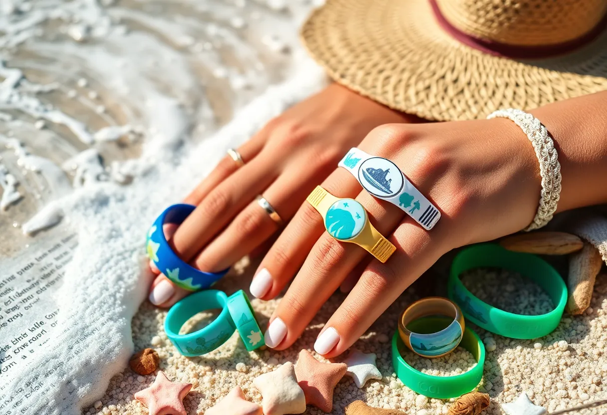 Eco-friendly beach-themed accessories from Hang Loose Bands