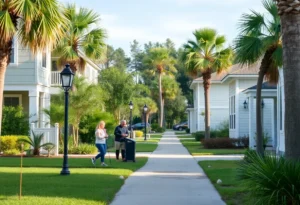 A peaceful neighborhood in Jacksonville, Florida