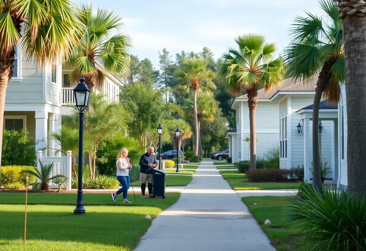 A peaceful neighborhood in Jacksonville, Florida