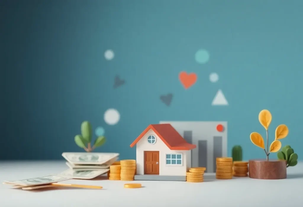 Illustration depicting the concept of financial assistance and oversight in Jacksonville's HOPWA program.