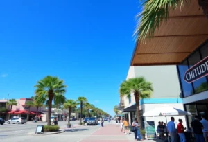 People enjoying outdoor activities in Jacksonville's sunny weather
