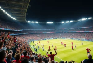 Jacksonville Jaguars players celebrating a victory on the field