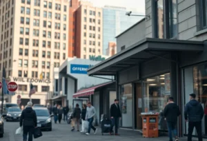 Visual representation of job market fluctuations and unemployment concerns.