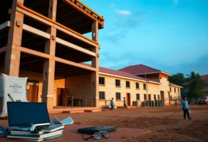 Construction site of Minds of the Future Academy in Jacksonville
