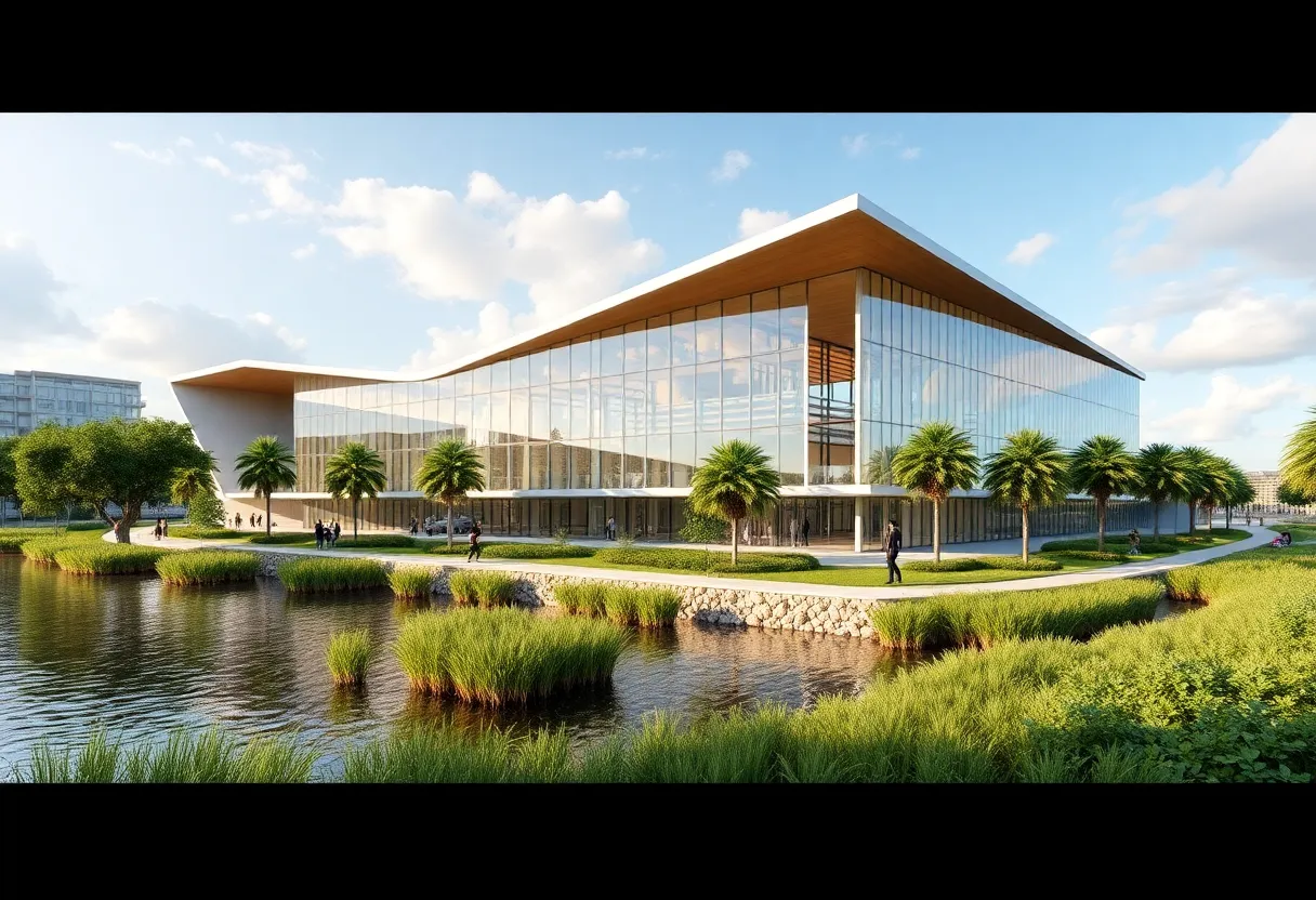 Architectural concept of the Museum of Science and History in Jacksonville