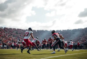 Two NFL teams competing on the field during Week 15