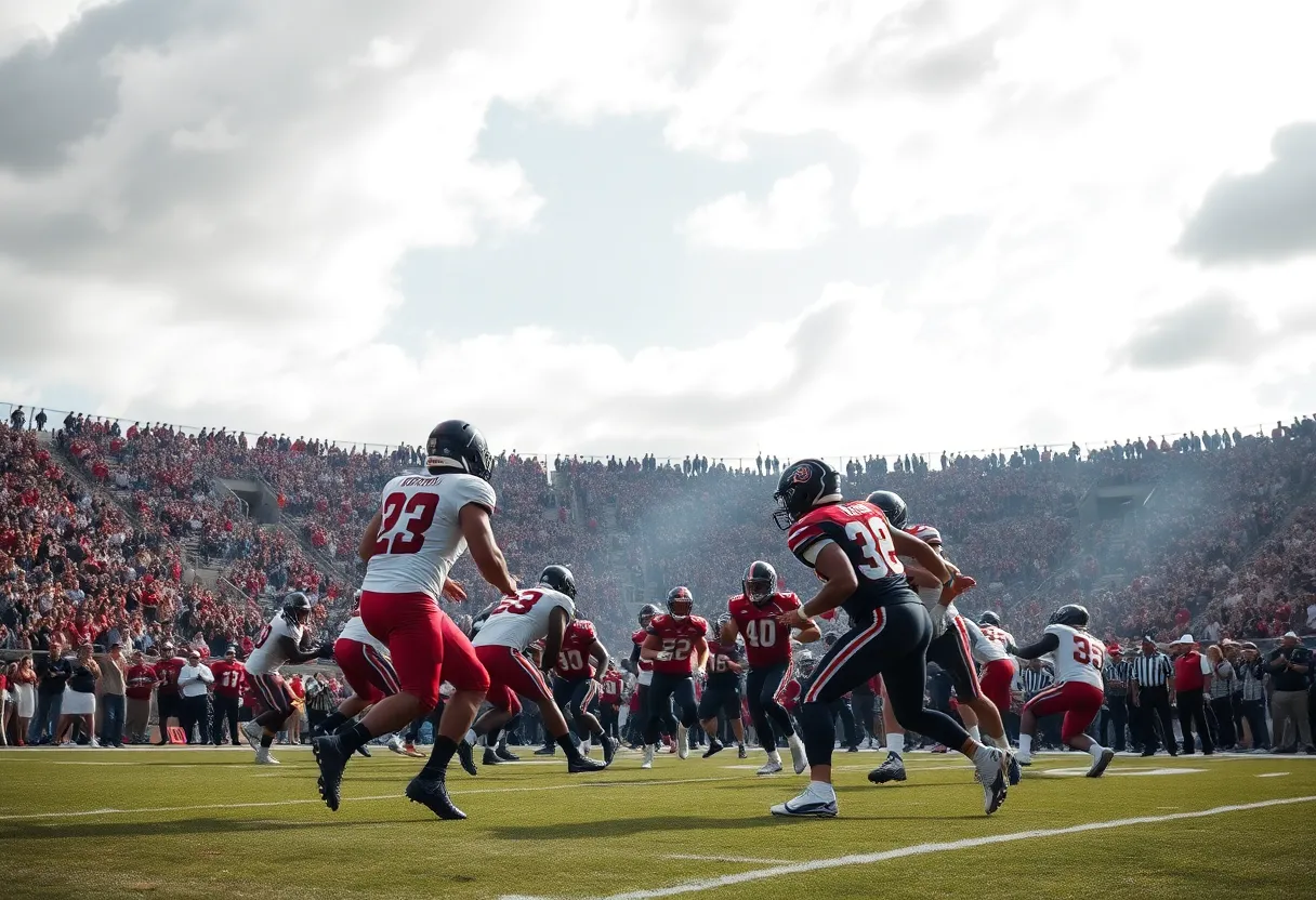 Two NFL teams competing on the field during Week 15