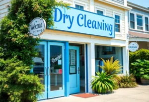 Exterior view of Oceanside Cleaners' new St. Augustine location.
