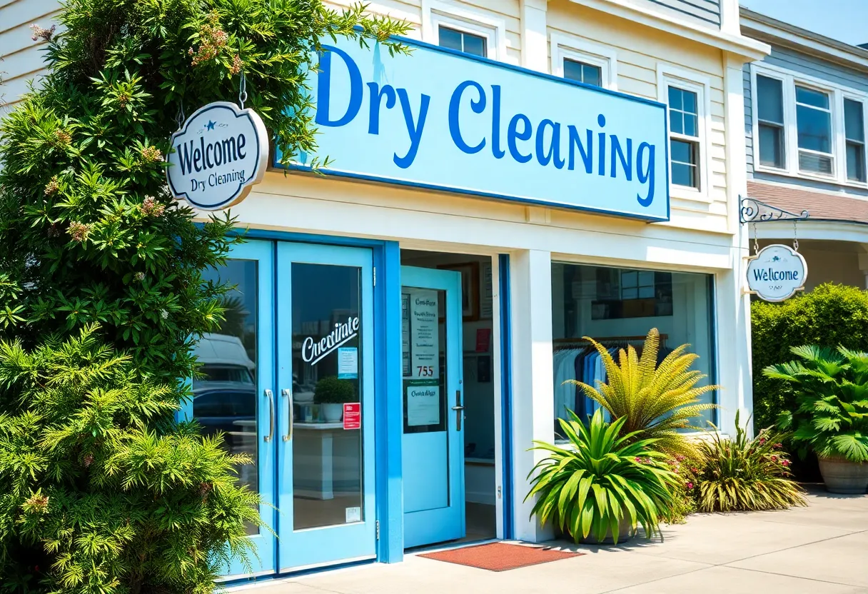 Exterior view of Oceanside Cleaners' new St. Augustine location.