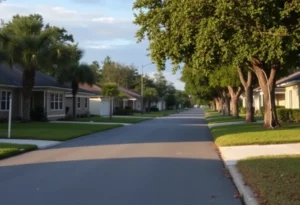 Neighborhood in Orange Park, Florida, impacted by a shooting