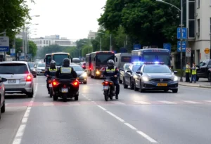 Police investigation causing traffic delays on Kingsley Avenue in Orange Park.