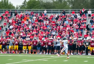 Raines Vikings in a football championship game setting
