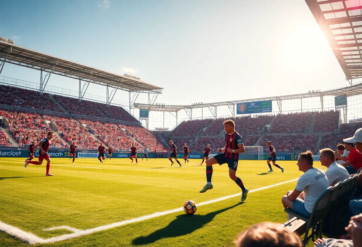 Players from Real Madrid and Deportivo Alavés competing on the field during the match.