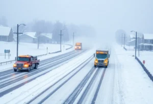 Community members dealing with severe winter weather and snow accumulation.