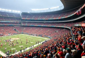 Fans at the TaxSlayer Gator Bowl at EverBank Stadium