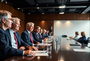 Cabinet meeting with President Trump and advisors