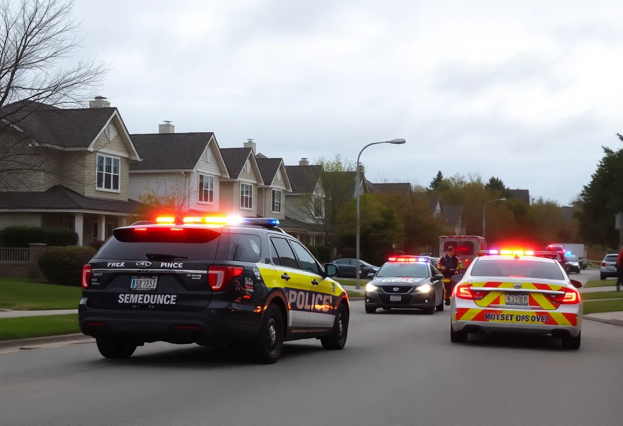 Emergency responders managing a suspicious device evacuation in Yulee