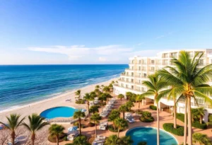 Beachfront hotel on Anastasia Island