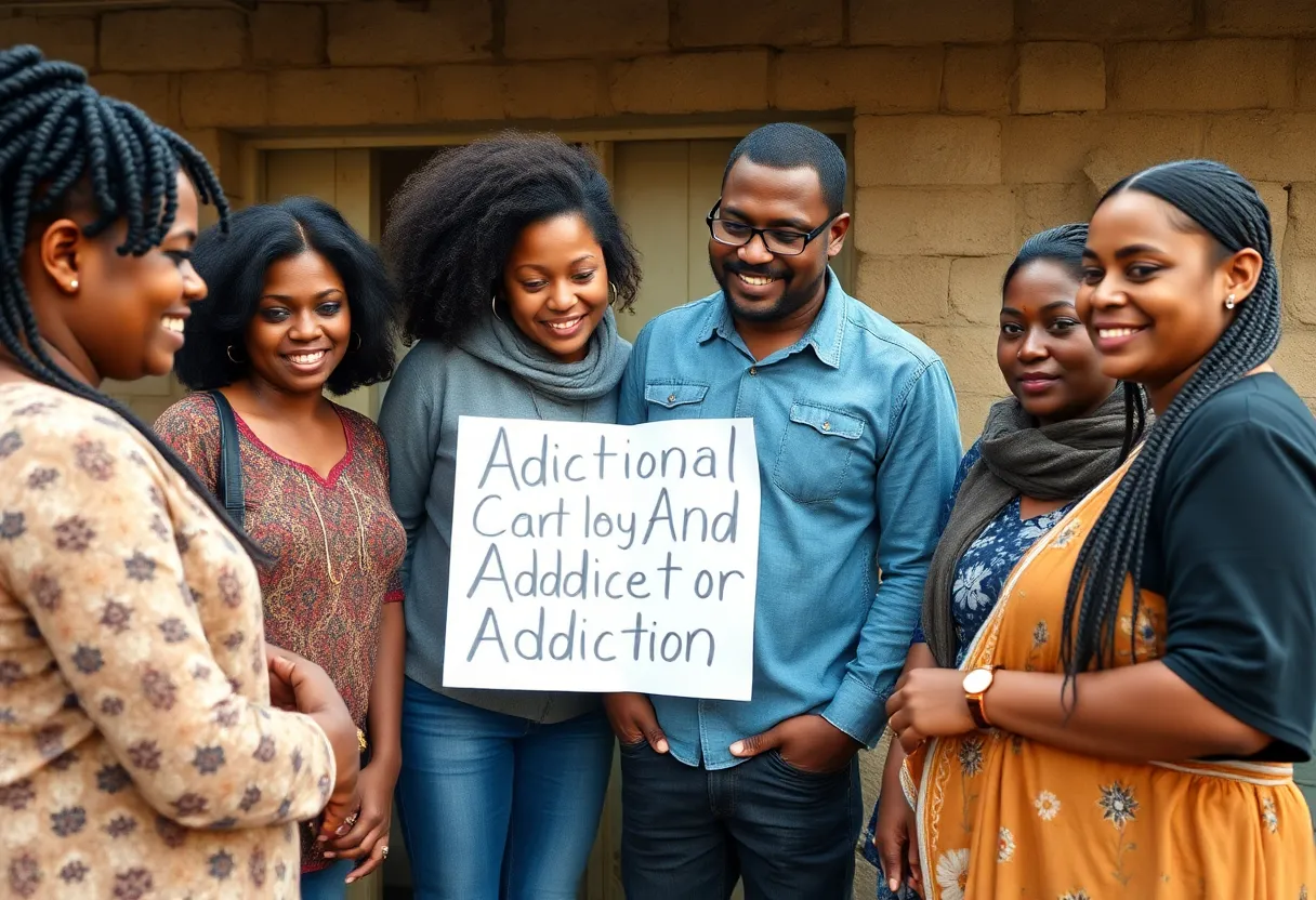 Community members collaborating for positive change