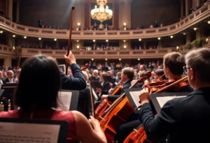 Musicians performing Bruckner's Symphony No. 8