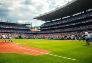 Clayton Kershaw warming up on the baseball field