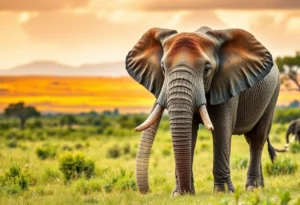 Craig the super tusker elephant in Amboseli National Park.