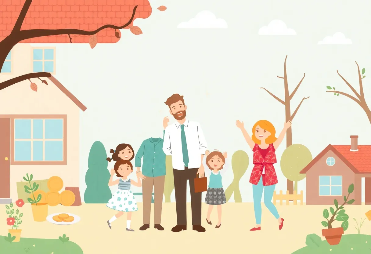 Families celebrating the impact of lower credit card interest rates