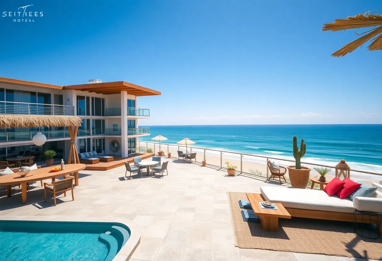 Oceanfront view of Dune House Hotel & Spa
