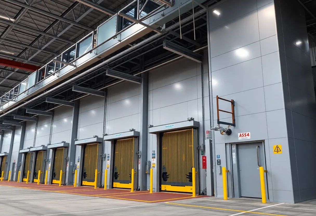 Logistics hub of Estes Express Lines located in Jacksonville, Florida