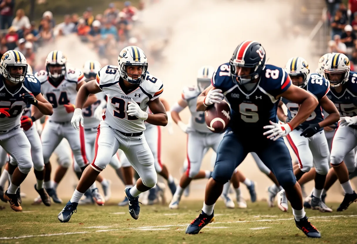 Florida Gators football team in action during a game