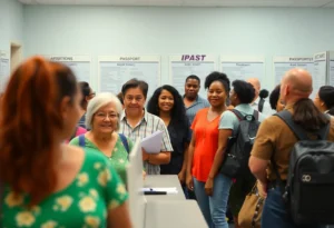 Individuals applying for U.S. passports in Florida